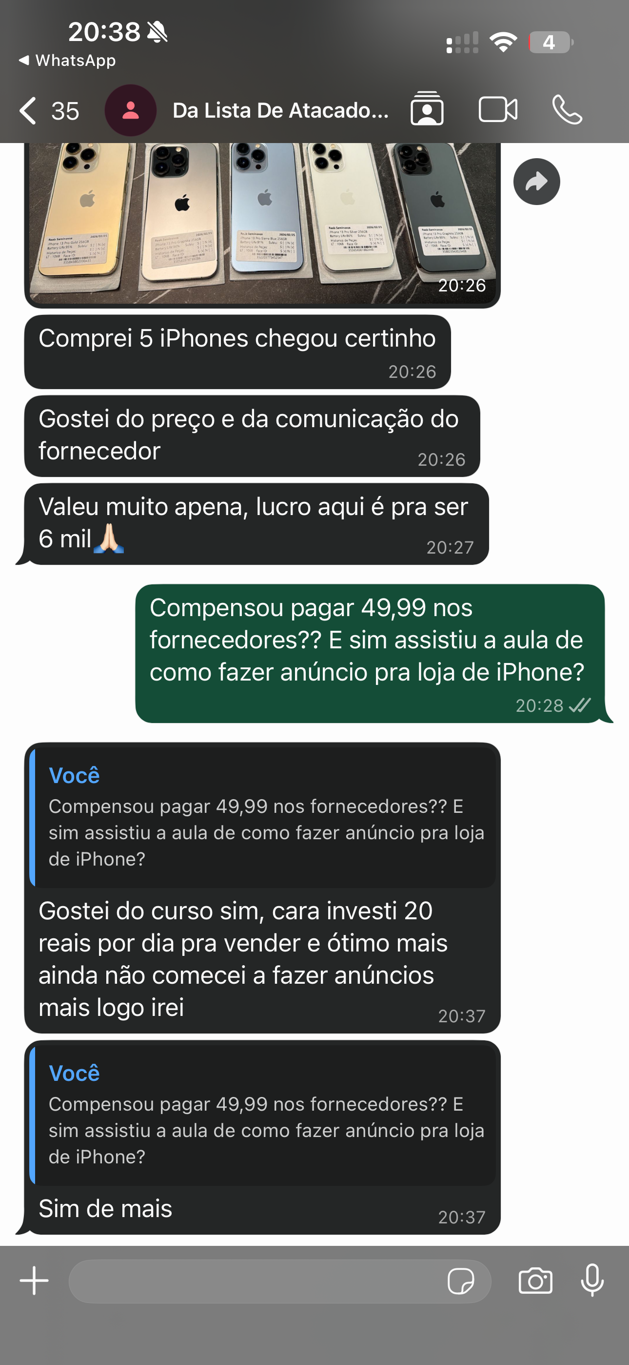 Print de conversa 1